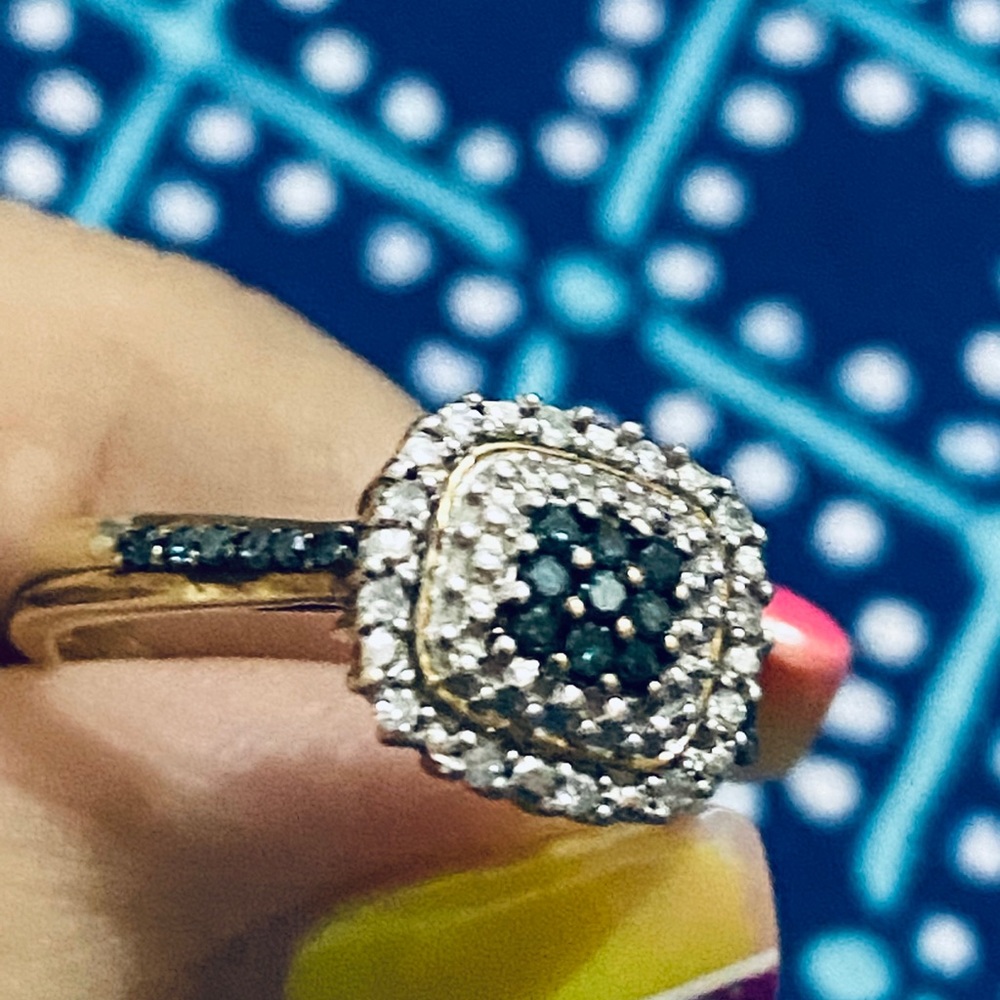 Ring Diamond Gold 10k